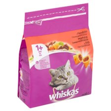 Whiskas Kompletné krmivo pre dospelé mačky s hovädzím 800 g