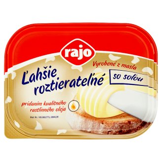 Rajo Ľahšie roztierateľné so soľou 225 g