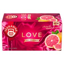 Teekanne Love Pink Grapefruit ovocno-bylinný čaj 20 x 2,25 g (45 g)