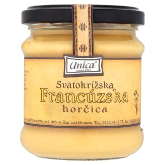 Unica Svätokrížska francúzska horčica 190 g