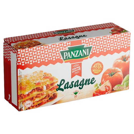 Panzani Lasagne cestoviny semolinové sušené 500 g