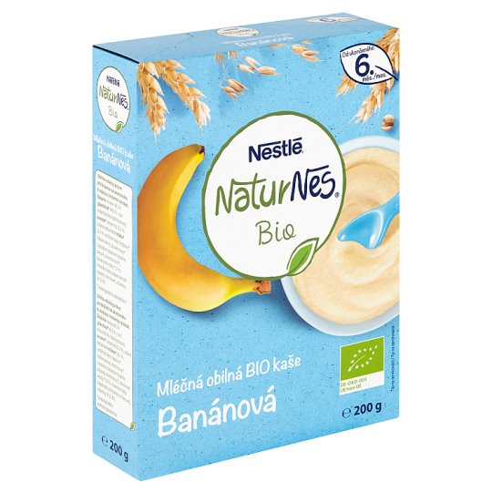 NESTLÉ NaturNes Mliečna obilná BIO kaša Banánová 200 g