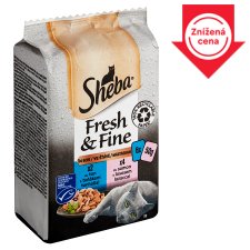 Sheba Fresh & Fine Complete Wet Food for Adult Cats 6 x 50 g (300 g)