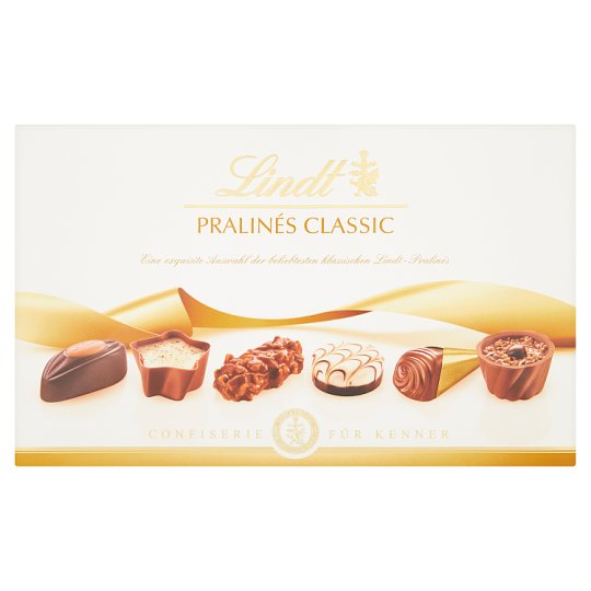 Lindt Pralinés Classic zmes čokoládových bonbónov z mliečnej čokolády 200 g