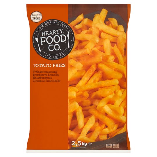 Hearty Food Co. Zemiakové hranolčeky 2,5 kg