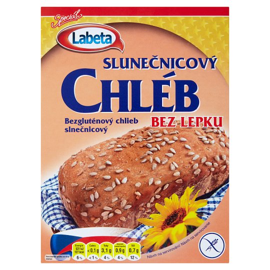 Labeta Speciál Bezgluténový chlieb slnečnicový 500 g