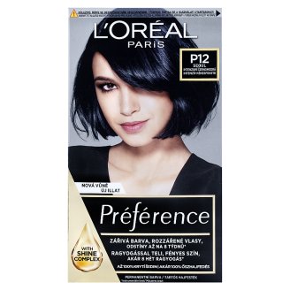 L'Oréal Paris Préférence Blue Black Pearl intenzívna čiernomodrá P12