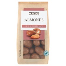 Tesco Almond Kernels Roasted in Milk Chocolate 150 g