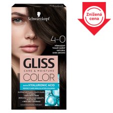 Schwarzkopf Gliss Color Hair Color Natural Dark Brown 4-0