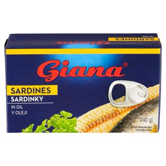 Giana Sardinky v slnečnicovom oleji 125 g