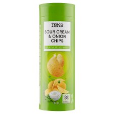 Tesco Sour Cream & Onion Chips 100 g