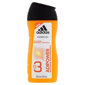 Adidas Adipower sprchový gél 3 v 1 250 ml