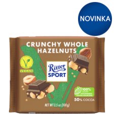 Ritter Sport Crunchy Whole Hazelnuts 100 g