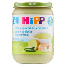 HiPP Organic Vegetable Soup with Veal Meat 190 g