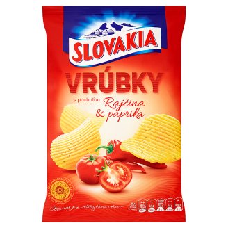 Slovakia Vrúbky s príchuťou rajčina & paprika 140 g