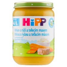 HiPP Organic Carrot with Rice and Veal 190 g