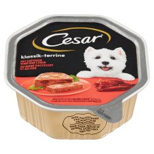 Cesar Kompletné mokré krmivo pre dospelé psy s lahodným hovädzím a kuracím 150 g