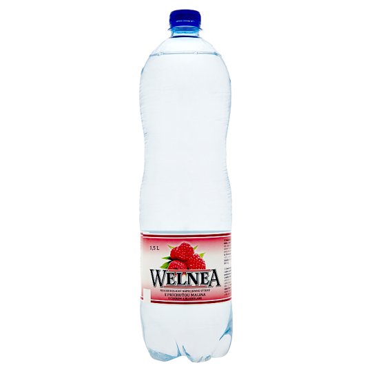 Welnea Nealkoholický nápoj jemne sýtený s príchuťou malina 1,5 l