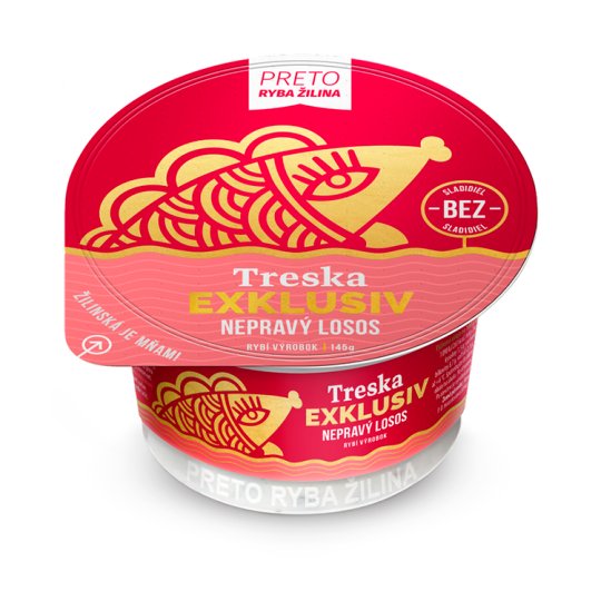 Ryba Žilina Preto Exklusiv Cod in Mayonnaise with False Salmon 145 g