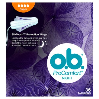 O.B.® ProComfort Night Tampóny super 36 ks