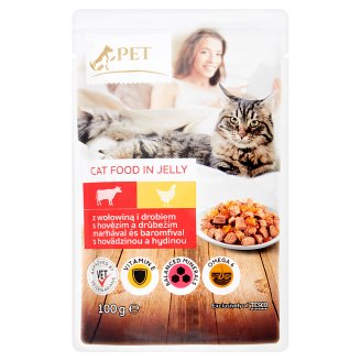 Tesco Pet Specialist Kúsky s hovädzinou a hydinou v želé 100 g