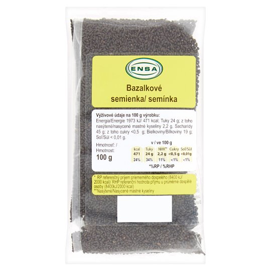 Ensa Bazalkové semienka 100 g