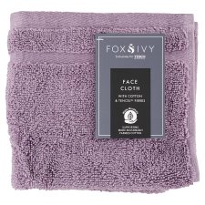 Fox & Ivy Face Towel Lavender 30 cm x 30 cm