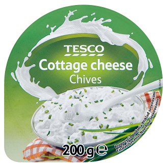 Tesco Mäkký čerstvý nízkotučný syr s pažítkou 200 g