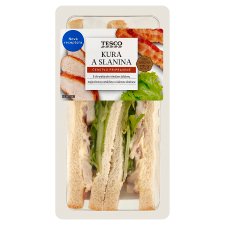 Tesco Chicken and Bacon Sandwich 161 g