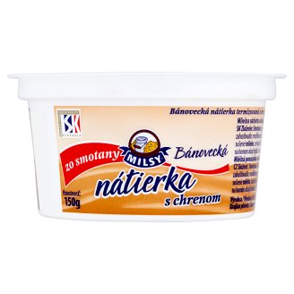 Milsy Bánovecká nátierka s chrenom 150 g