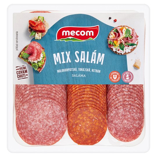Mecom Mix salám malokarpatská, tokajská, nitran 300 g