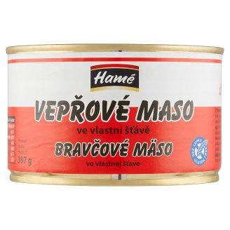 Hamé Bravčové mäso vo vlastnej šťave 397 g