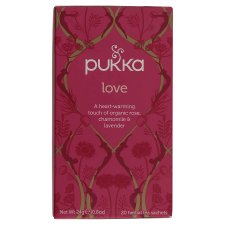 Pukka Love bio čaj bylinno-koreninový s rumančekom 20 vrecúšok 24 g