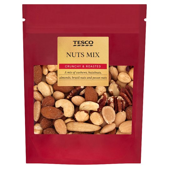 Tesco Zmes pražených lúpaných suchých škrupinových plodov 150 g