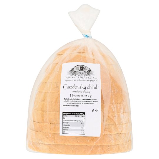 TP Bageta Gazdovský chlieb zemiakový, krájaný 350 g