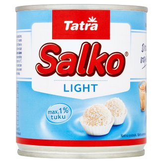 Tatra Salko Light zahustené sladené odtučnené mlieko s prídavkom sacharózy 397 g