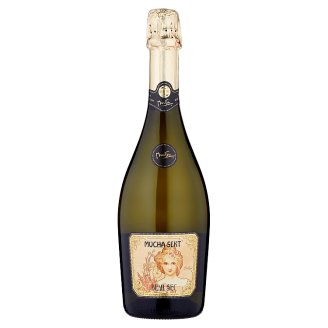 Mucha Sekt Demi Sec akostné šumivé víno biele 0,75 l