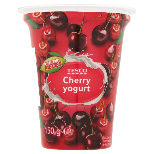 Tesco Cherry Yogurt 150 g Tesco Groceries