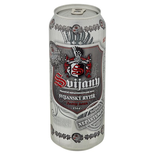 Svijany Svijanský rytíř pivo svetlý ležiak 0,5 l