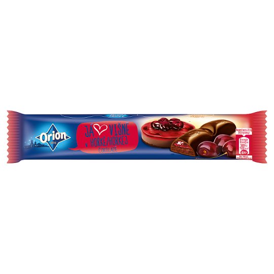ORION horká čokoláda plnená višňovou náplňou 45 g
