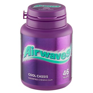 Wrigley's Airwaves Cool cassis pixľa žuvačka bez cukru s príchuťou mentolu 46 dražé 64 g