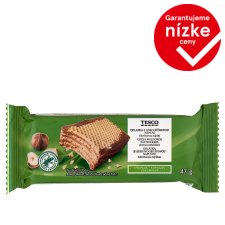 Tesco Wafer with Hazelnut Filling with Cream Filling 47 g