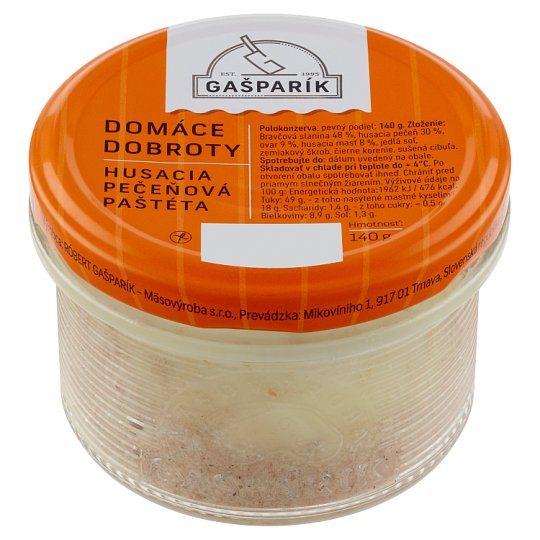 Gašparík Goose Liver Pate 140 g