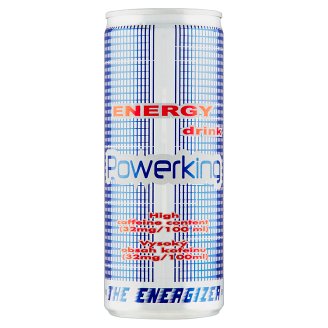 Powerking Sýtený povzbudzujúci nealkoholický nápoj s vitamínmi s príchuťou 250 ml