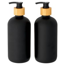 Tesco Black & Bamboo dávkovač mydla 500 ml 2 ks