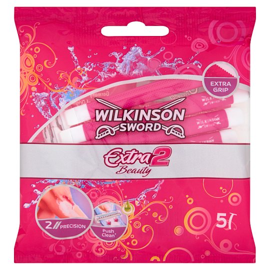 Wilkinson Sword Extra2 Beauty Disposable 2 Blade Razor 5 pcs - Tesco ...