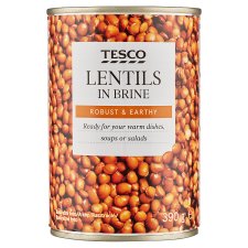 Tesco Lentils in Brine 390 g