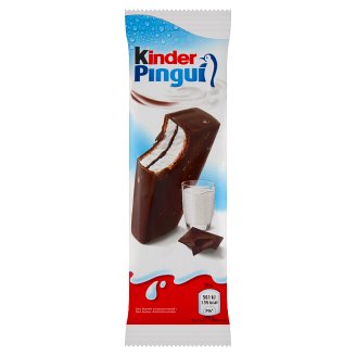 Kinder Pingui Piškótové rezy s mliečnou náplňou poliate čokoládou 30 g