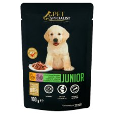 Tesco Pet Specialist Premium Junior kúsky s kuracinou a morčacinou 100 g
