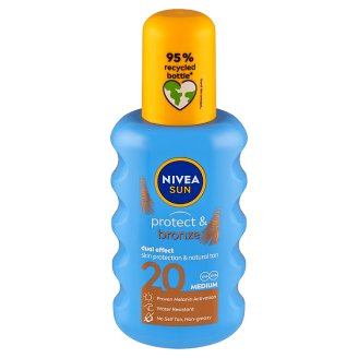 Nivea Sun Protect & Bronze Sprej na opaľovanie podporujúci zhnednutie OF 20 200 ml